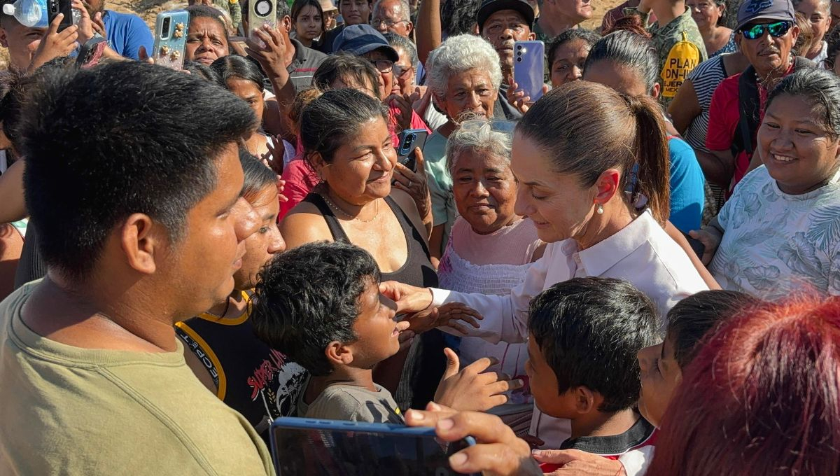 Claudia Sheinbaum garantiza apoyo total para afectados por el Huracán John en Acapulco