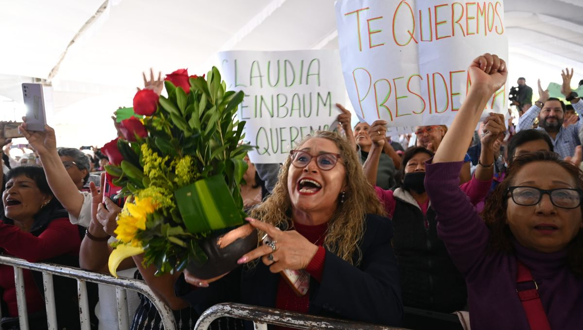 La presidenta de México visitó Nezahualcóyotl, Estado de México