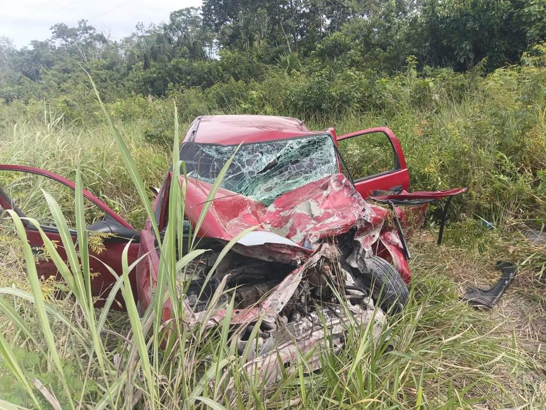 Reportan fuerte accidente vial en carretera federal Chetumal-Escárcega / Especial