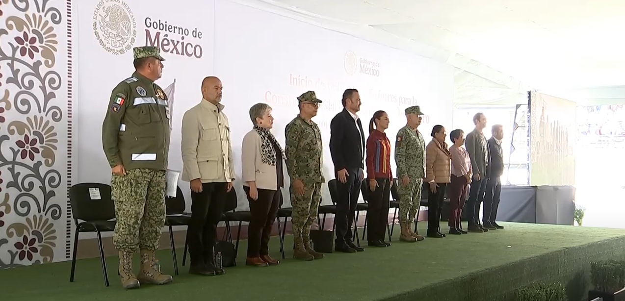 Claudia Sheinbaum encabeza el inicio de los trabajos preliminares para la construcción del Tren México-Querétaro