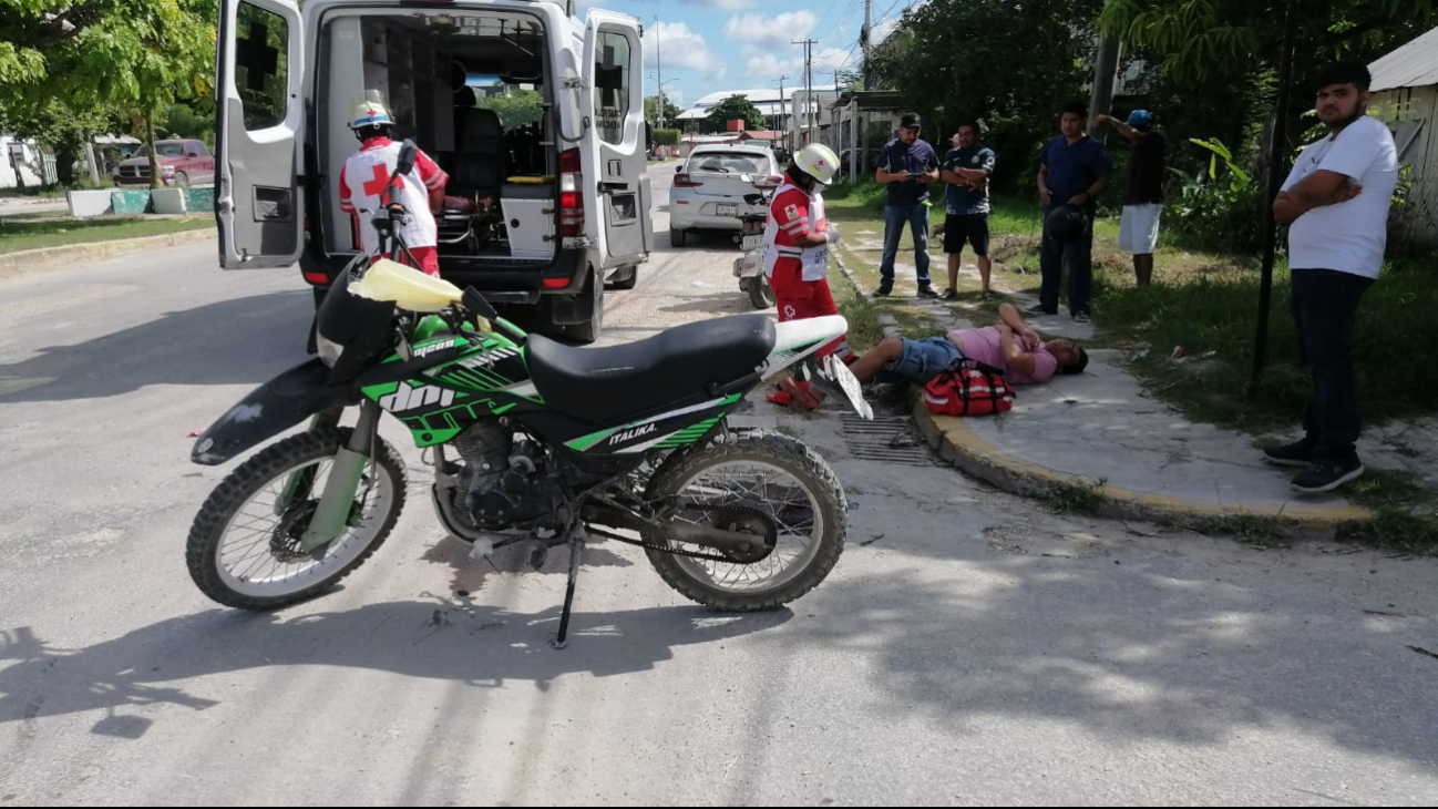 Atropellan a motociclista