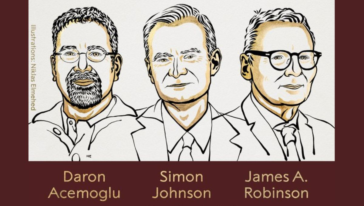 Los economistas Daron Acemoglu, Simon Johnson y James A. Robinson obtuvieron en Premio Nobel de Economía  2024