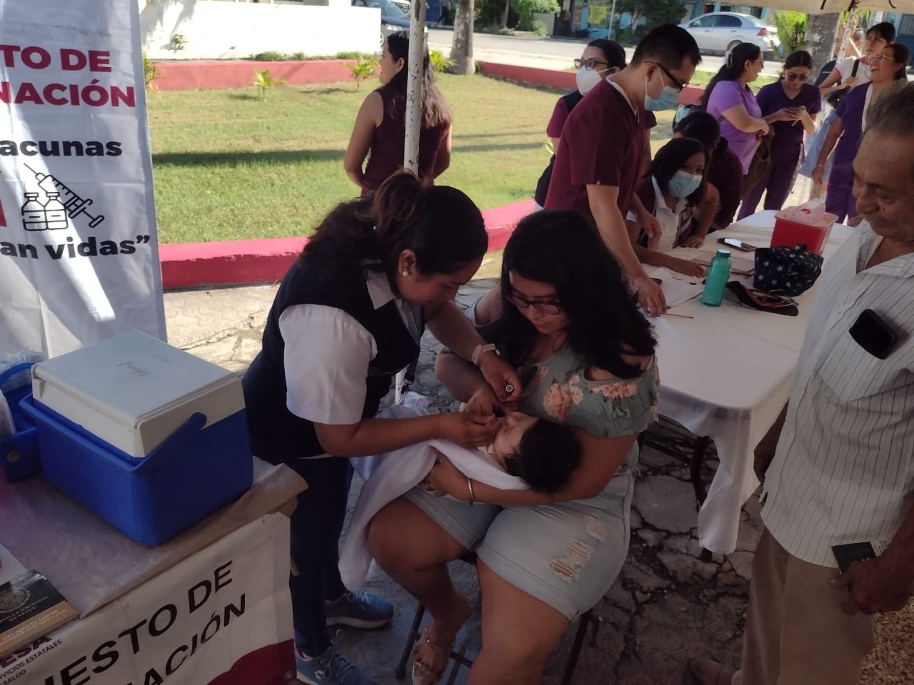 Inicia la Primera Jornada de Vacunación contra la Influenza y Covid-19 en José María Morelos y Felipe Carrillo Puerto