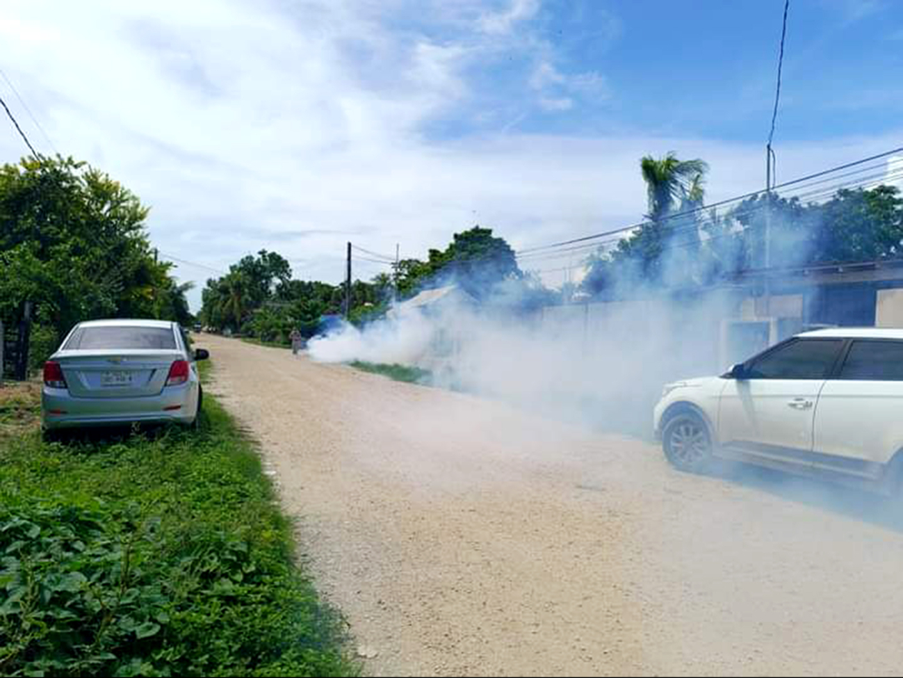 Para evitar los contagios, se comenzaron las nebulizaciones en la Zona Norte del municipio