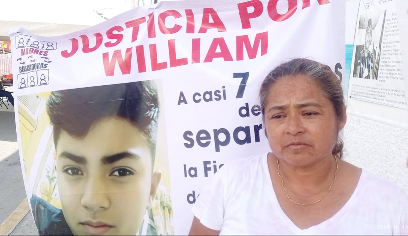 William Hernández, hijo de Carmita Zapata Pérez, no ha sido localizado en 7 años, pero el caso no avanza.