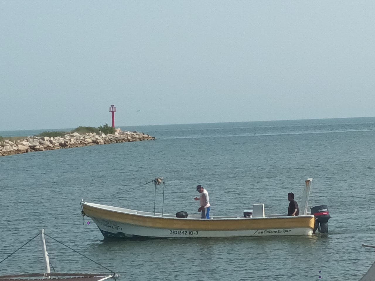 Los hombres de mar reportaron que sólo logran obtener entre 30 a 40 kilos de producto.