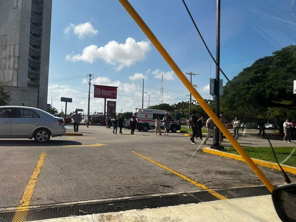 SSP Yucatán descarta heridos en el incendio en la Torre Banamex al Norte de Mérida