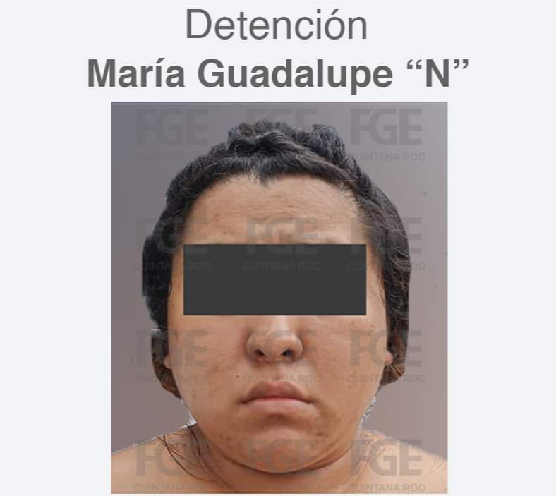 María Guadalupe "N" fue detenida por ser titular de tarjeta que recibía extorsiones.