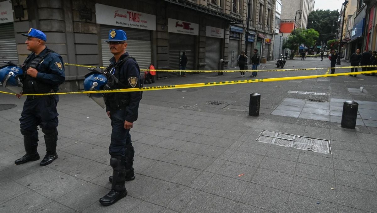 El atentado contra Diana Sánchez Barrios ocurrió en la calle de Motolinia, a un par de cuadras del Palacio Nacional