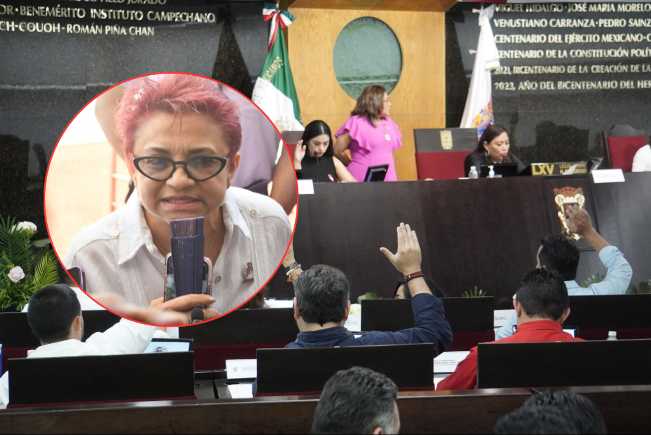 Congreso de Campeche aprueba renuncia de la presidenta del TSJE