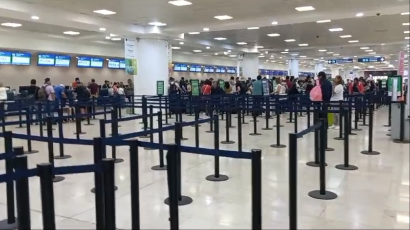 Aeropuerto de Cancún registra más de 400 vuelos en dos jornadas 