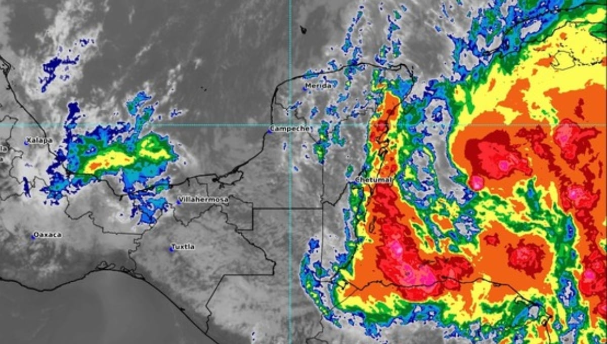 Nadine se formaría en las próximas 18 horas cerca de la Península de Yucatán