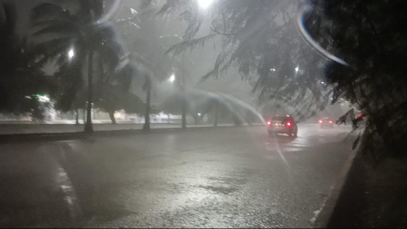 Las lluvias ya están afectando la ciudad