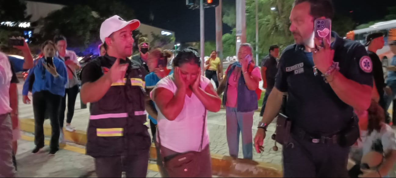 Madre buscadora en Cancún es trasladada a un hospital