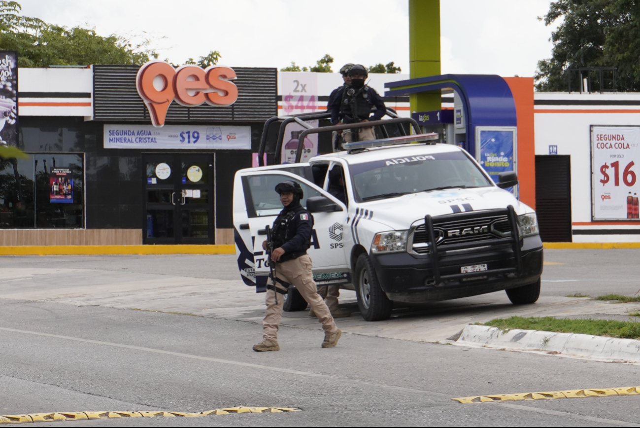 La zona fue acordonada por personal policíaco