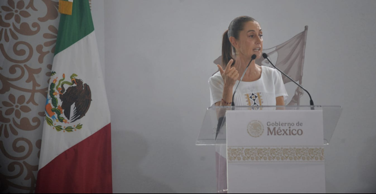 Claudia Sheinbaum reafirmó su apoyo por los yucatecos