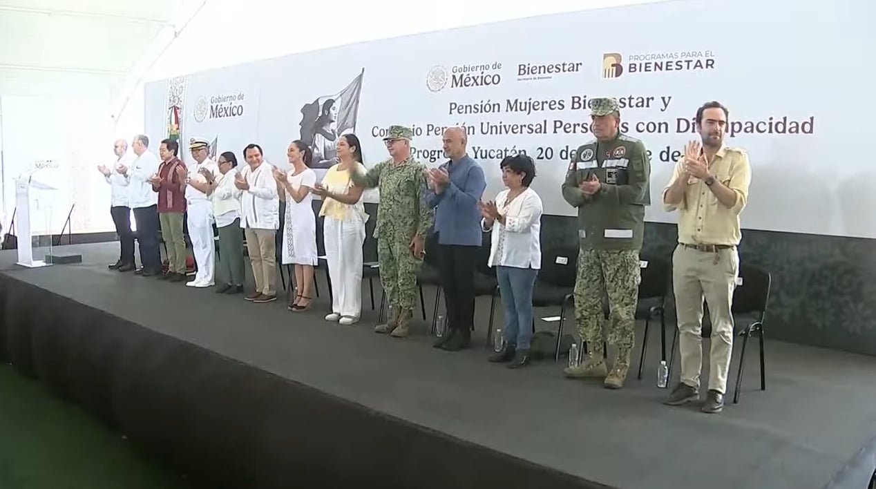 Claudia Sheinbaum presenta  la Pensión Mujeres Bienestar y  para Personas con Discapacidad en Progreso: EN VIVO