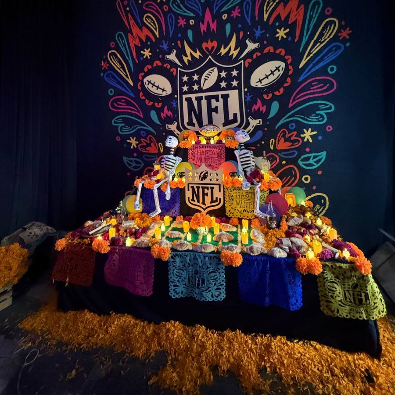 NFL México celebra el Día de Muertos