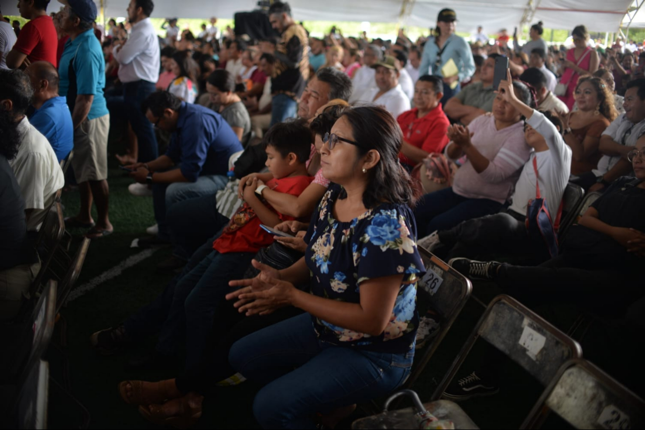 Yucatecos refrendaron simpatía a Claudia Sheinbaum