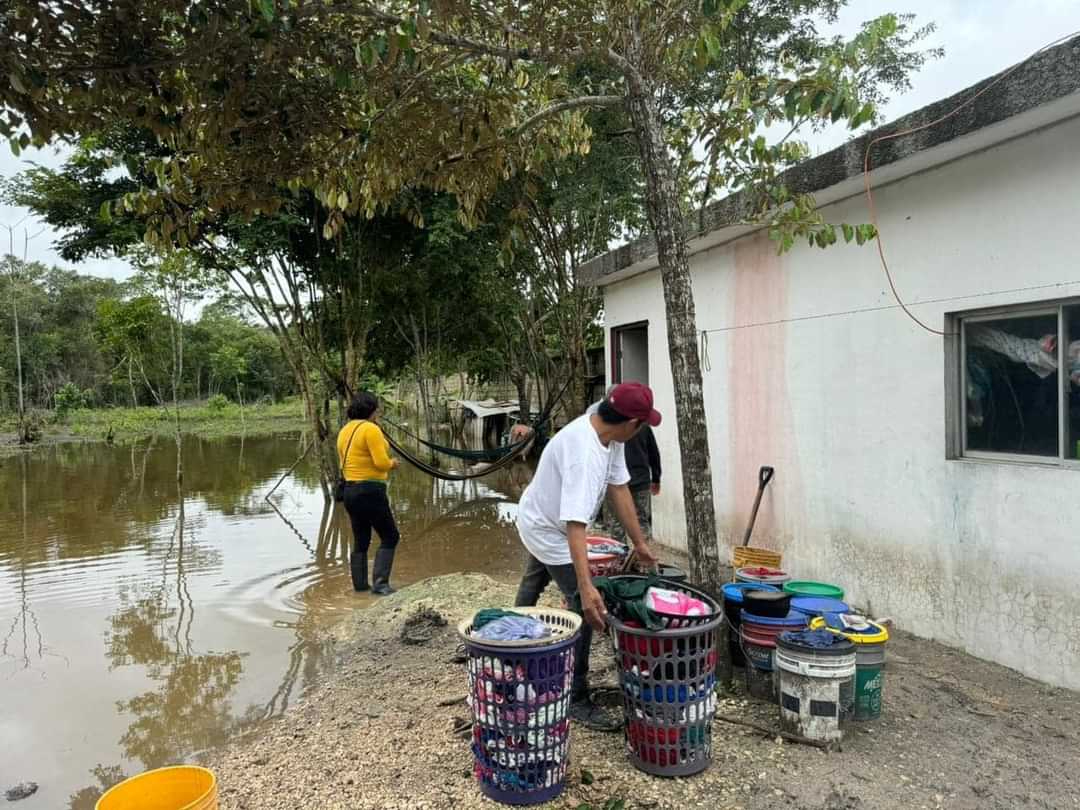 Tormenta Tropical Nadine afectó a más de 400 familias en Calakmul