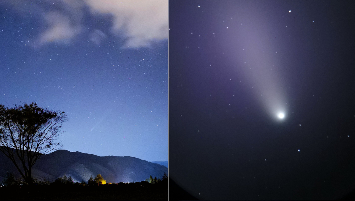 El cometa Tsuchinshan-ATLAS, conocido como el "Cometa del Siglo", ha capturado la atención mundial