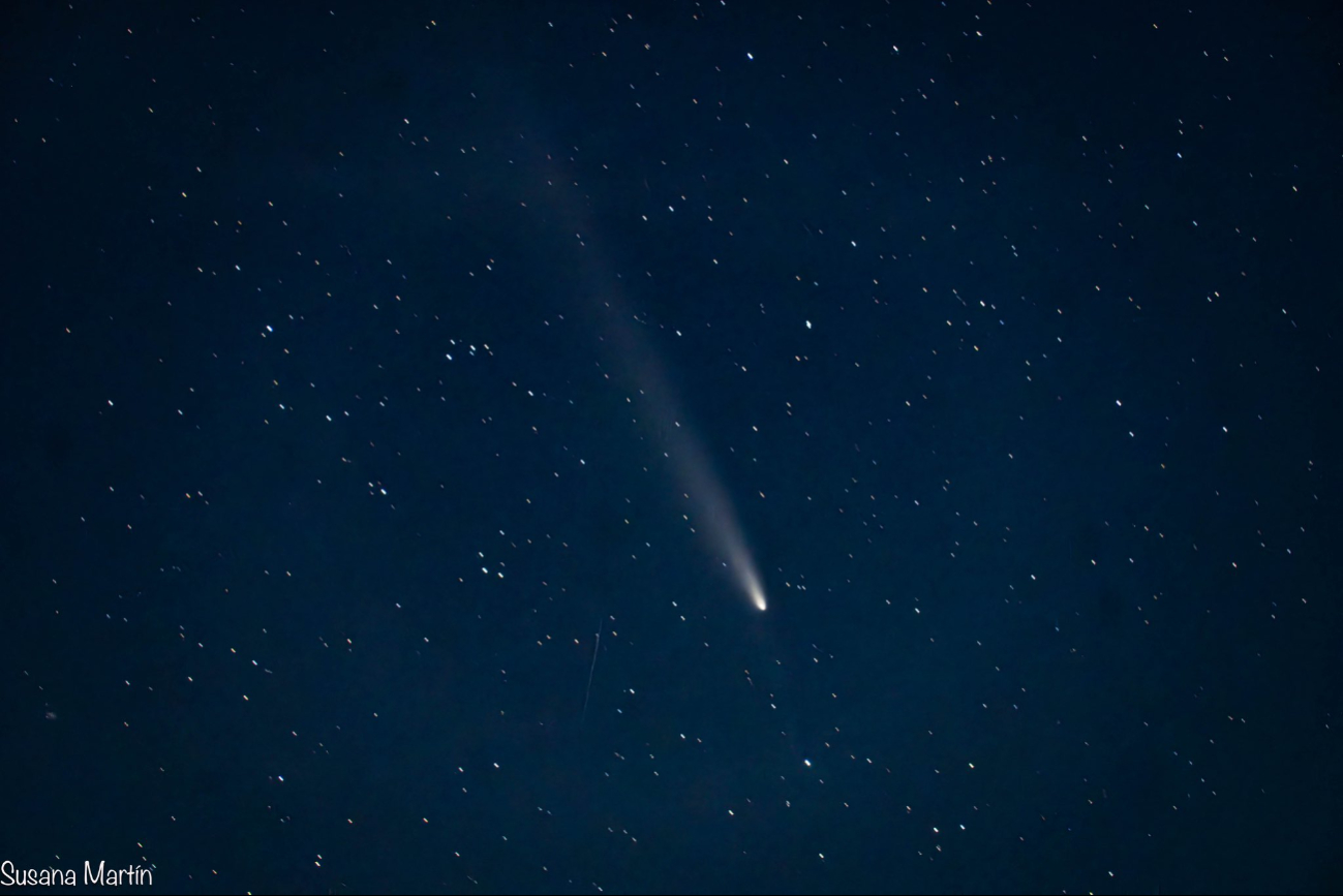 El cometa, uno de los más brillantes de los últimos años, pasó cerca de la Tierra el 12 de octubre