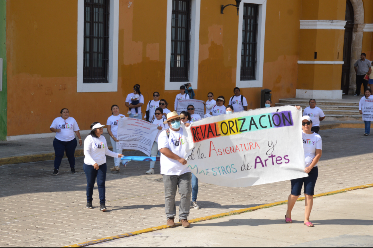  Maestros de artes en Campeche piden igualdad de derechos y más presupuesto