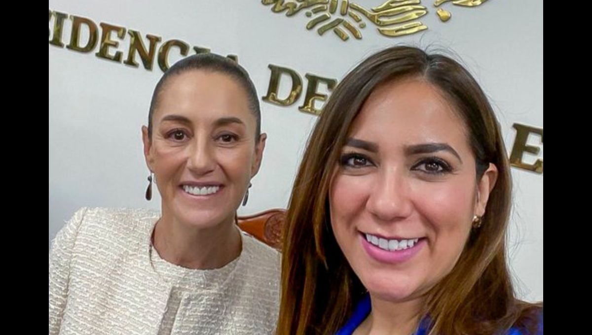 Presidenta Claudia Sheinbaum y Libia Dennise García, gobernadora de Guanajuato