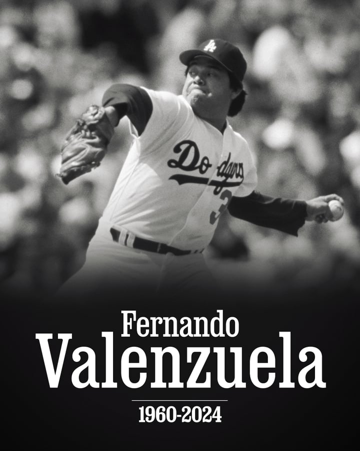 Muere Fernando Valenzuela, leyenda mexicana de los Dodgers y creador de la 'Fernandomanía' 