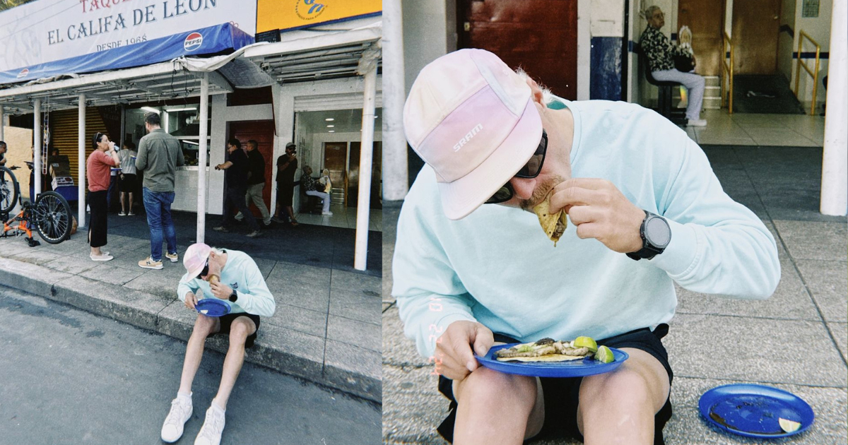  Valtteri Bottas prueba los tacos El Califa de León al estilo mexa ¡en la banqueta!