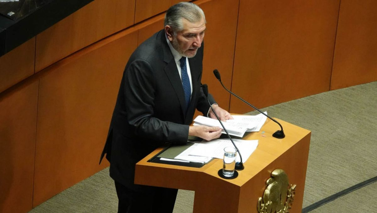 Adán Augusto López, líder de la bancada de los senadores de Morena