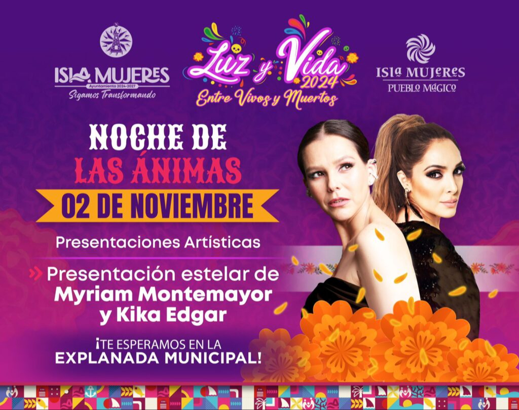 El evento cerrará con las presentaciones de Myriam Montemayor y Kika Edgar