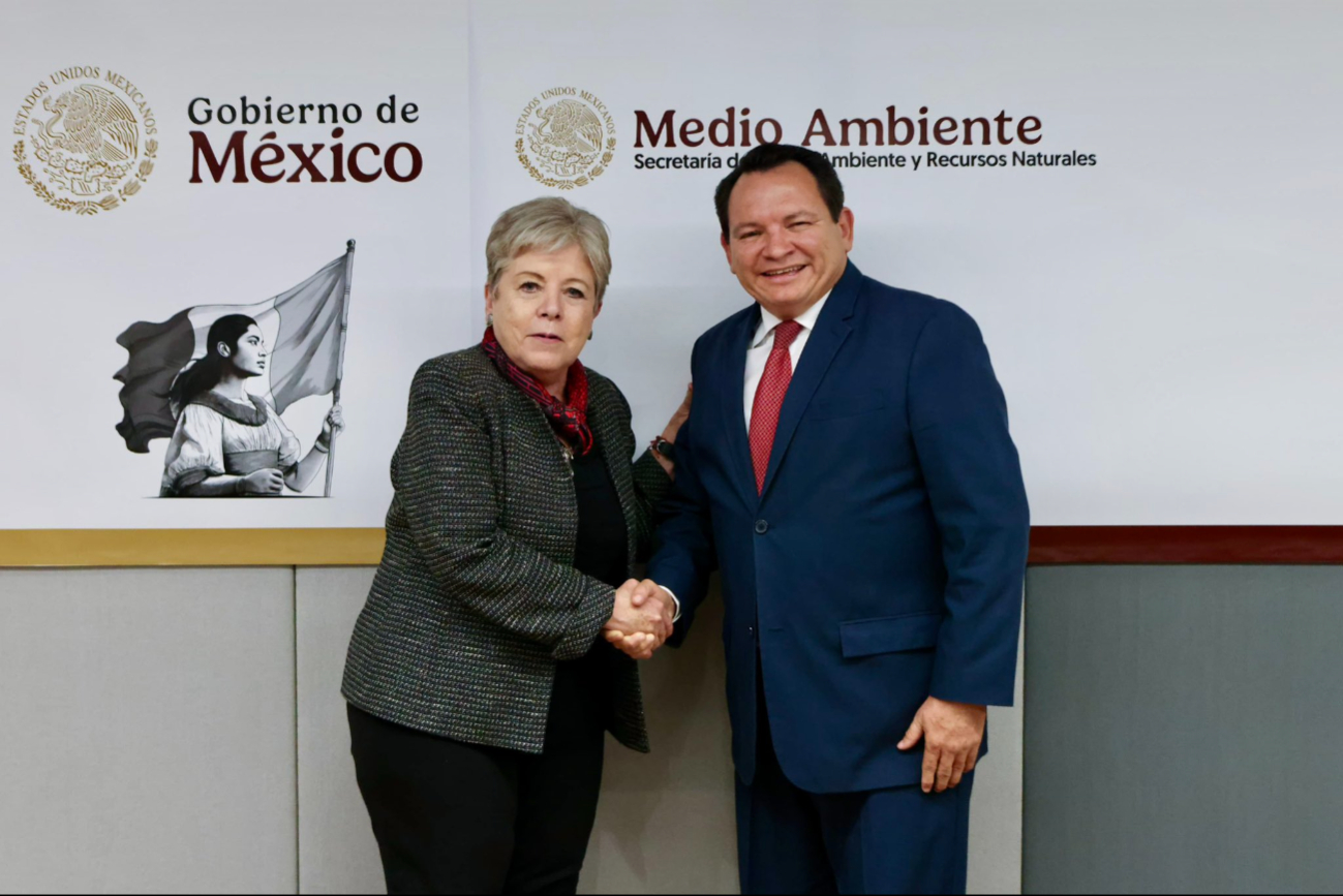 El Gobernador de Yucatán se reunió con Alicia Barcena para fortalecer medidas ambientales en el estado.