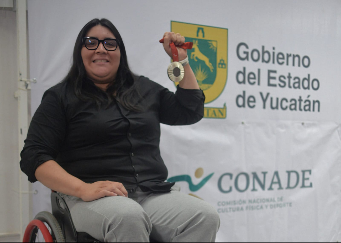 Gilda Cota, medallista paraolímpica yucateca, recibirá el Premio Estatal del Deporte