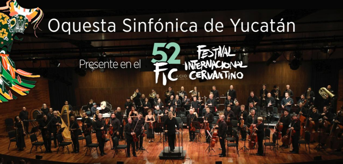 La Orquesta Sinfónica de Yucatán se presentó en el 52° Festival Internacional Cervantino.