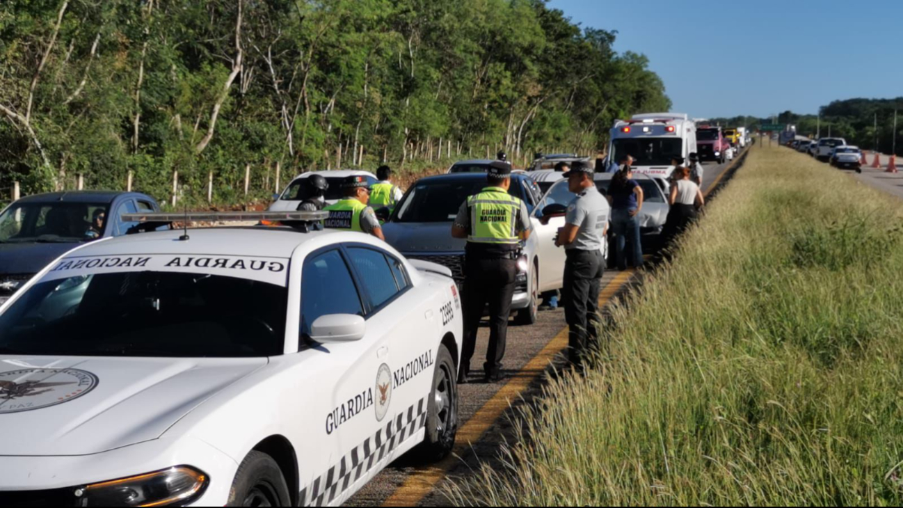 Carambola en el Periférico de Campeche deja 4 lesionados