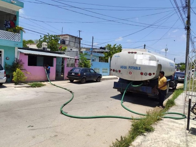 Varias colonias de ciertas zonas en Chetumal lidian con los fallos en el servicio