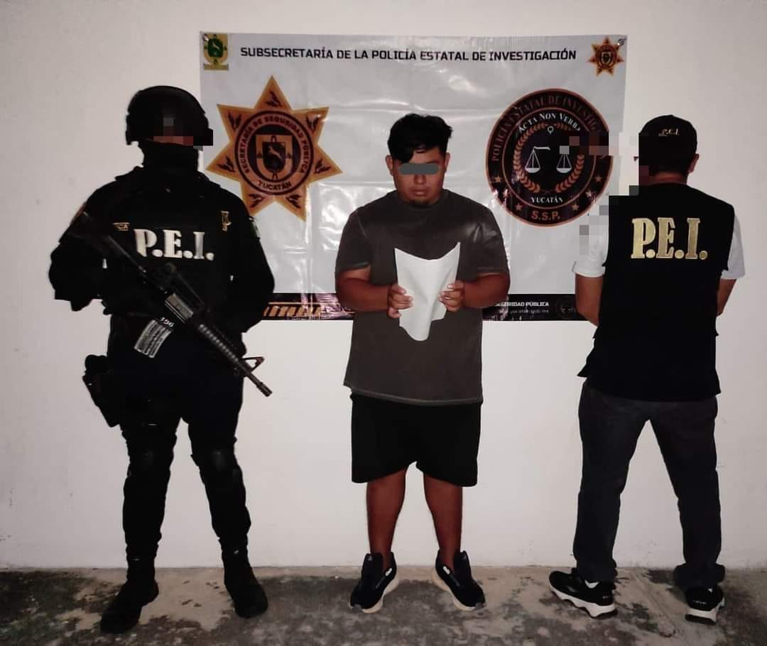 El joven quedó a disposición de la FGE Yucatán