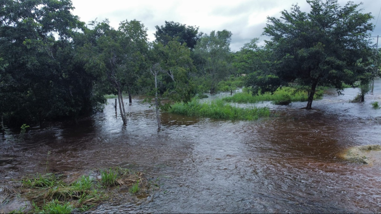 La Tormenta Tropical Nadine causó estragos en Calakmul, especialmente en Xpujil