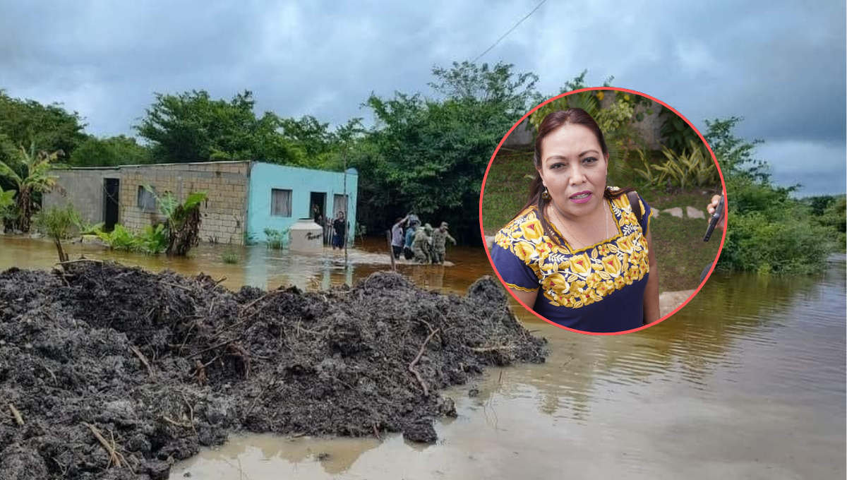 Piden fumigación en Xpujil tras inundaciones causadas por la Tormenta Tropical Nadine