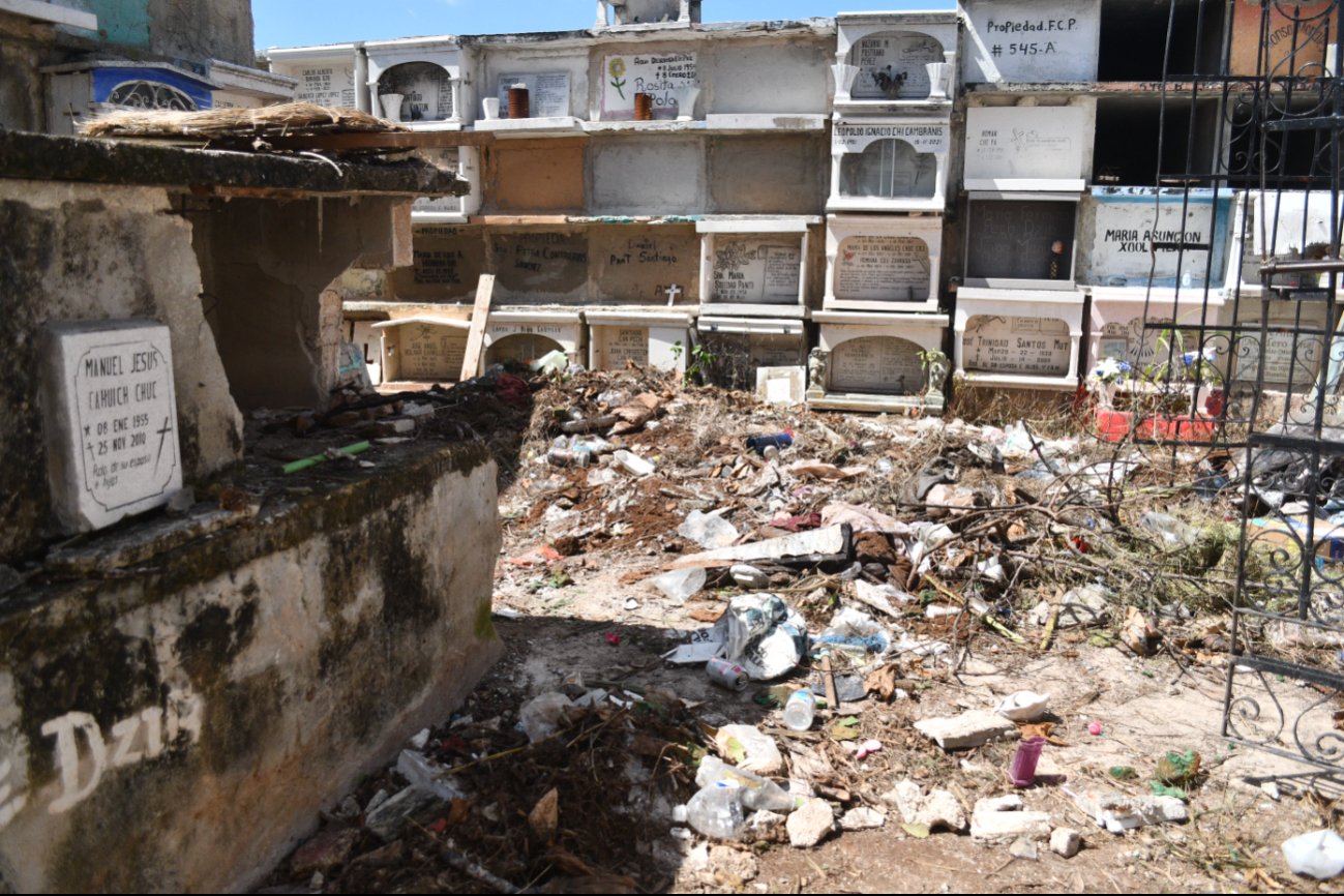 En Santa Lucía el lugar está muy deteriorado y sucio