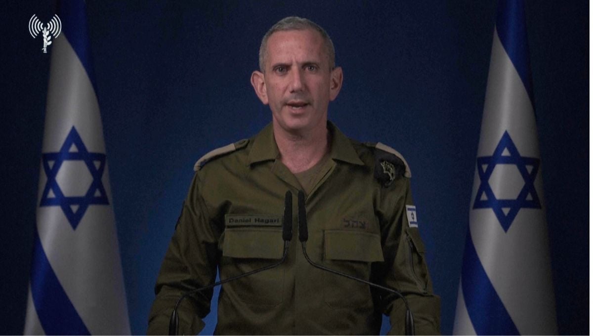 Daniel Hagari, portavoz del Ejército israelí