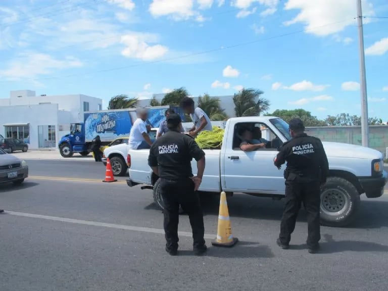 La SSP y la Policía Municipal de Tizimín desplegaron un operativo con patrullas y retenes en rutas cercanas