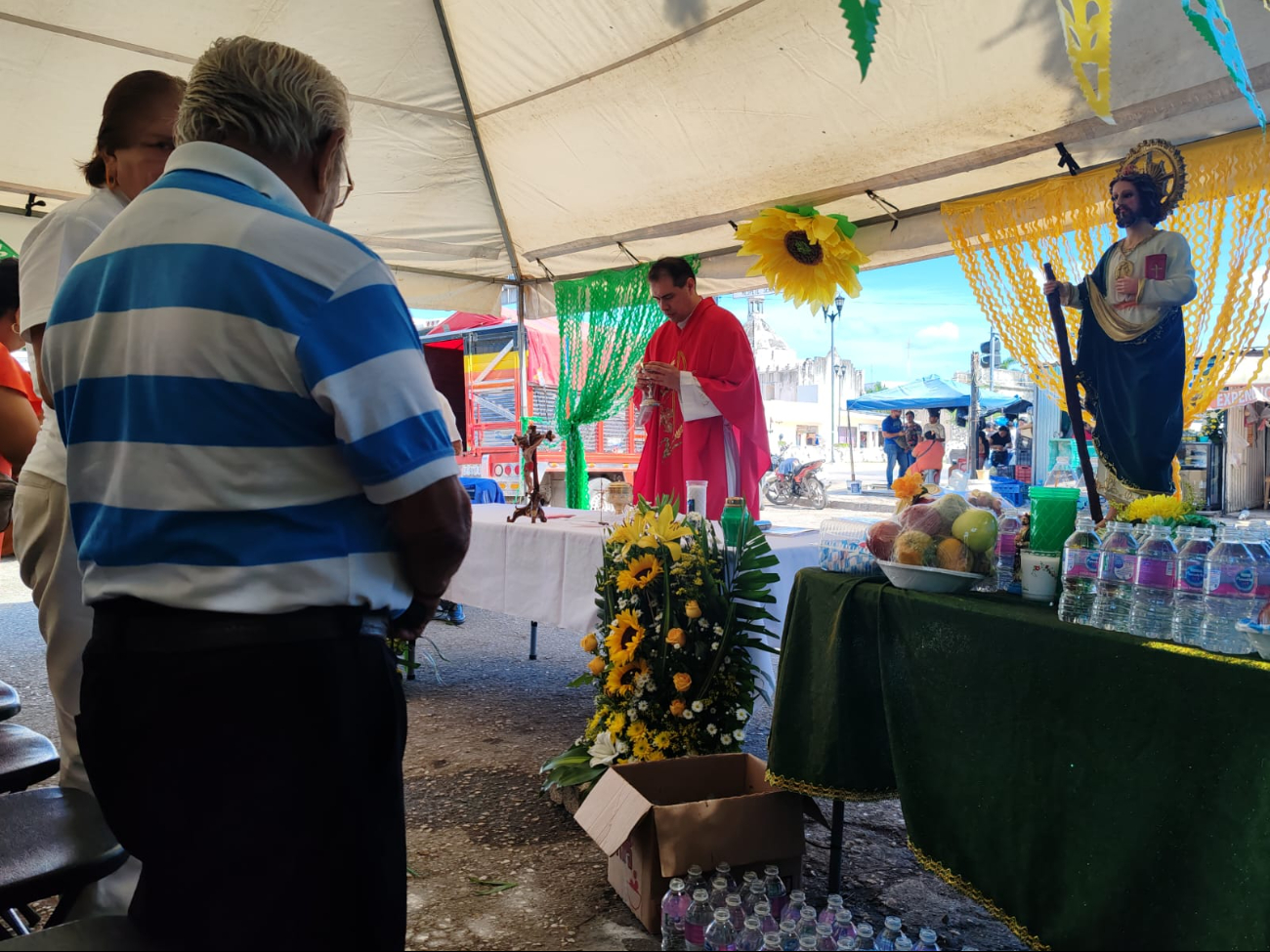 El sacerdote llamó a los feligreses a ser discípulos de Jesús, como San Judas Tadeo