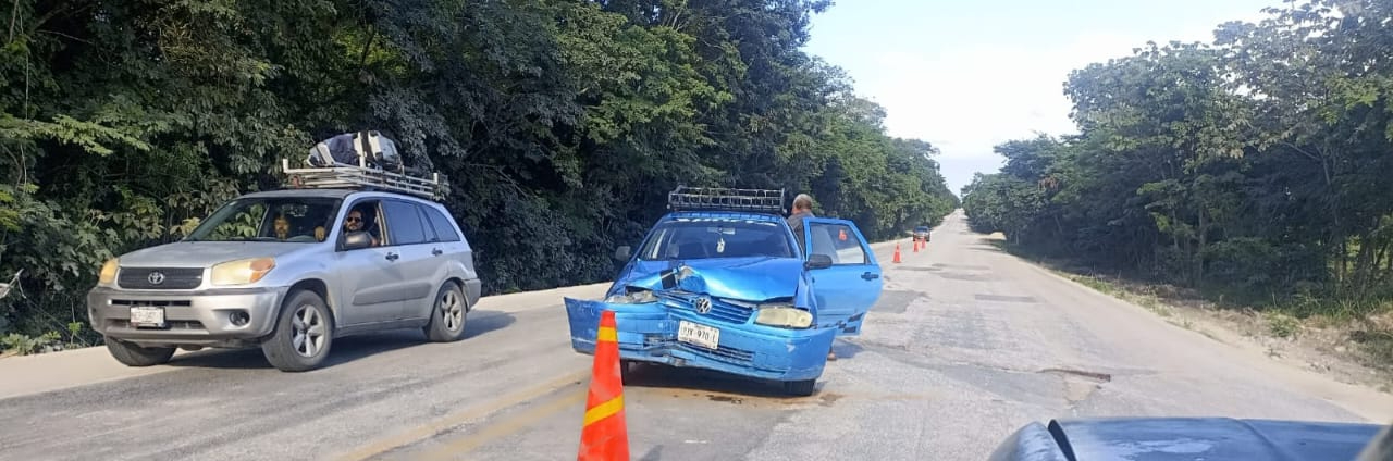 No hubo lesionados, solo daños materiales