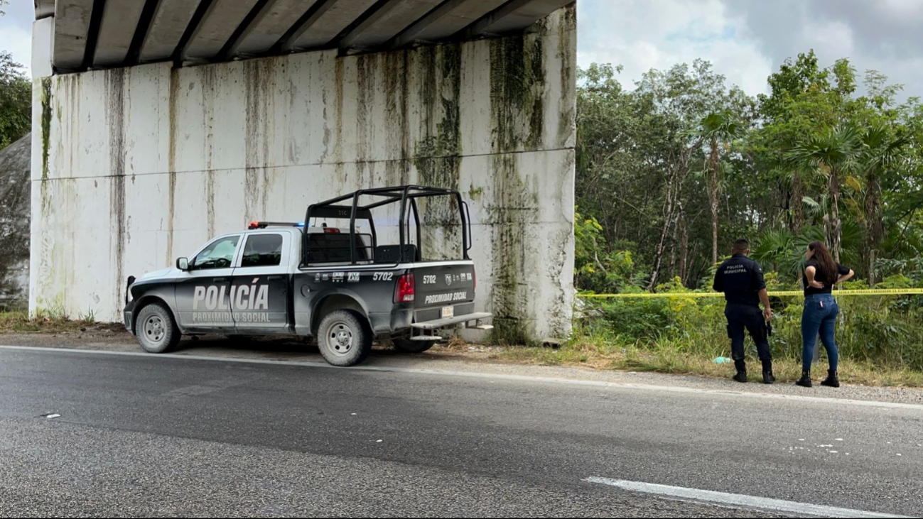 Restos humanos hallados en Cancún se tratan de un motociclista accidentado