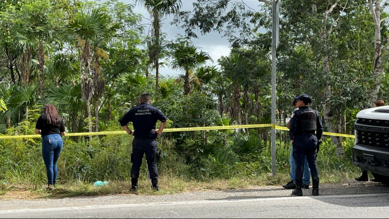 En el área se encontraron equipos de seguridad como cascos, rodilleras y coderas