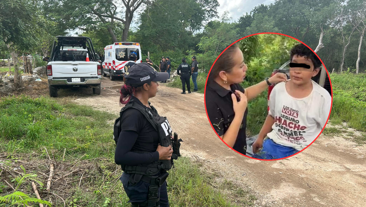 Lionel Vicente, un niño de 12 años, fue encontrado sano y salvo en los montes de Susulá