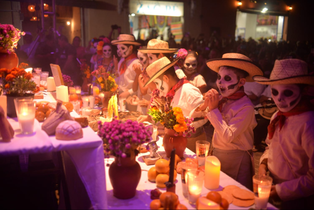 Los más pequeños también participan durante estas celebraciones.