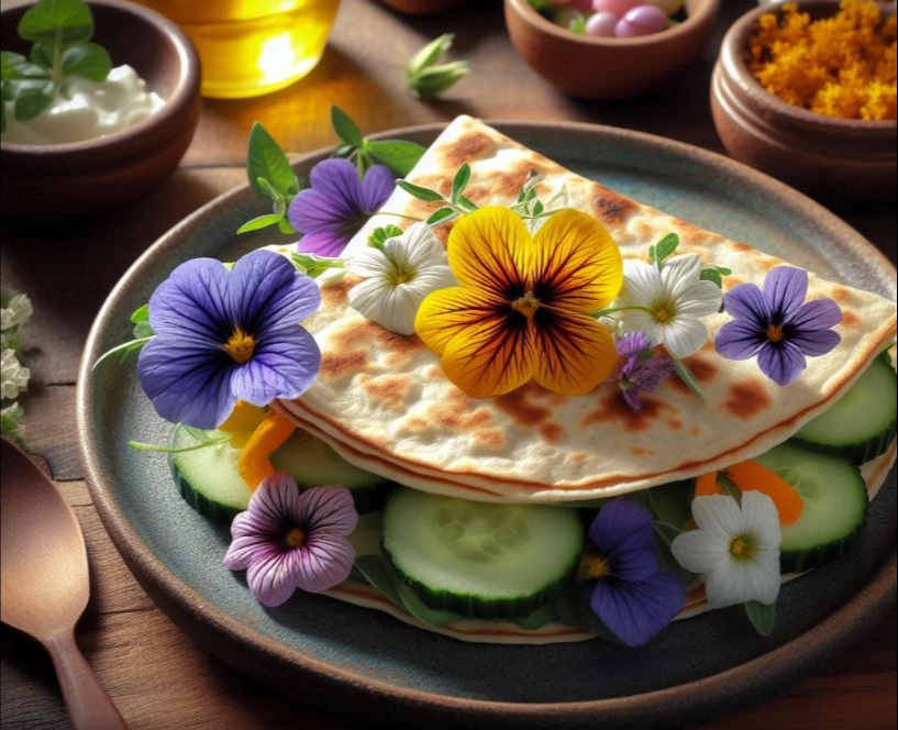 Quesadillas de flor de calabaza